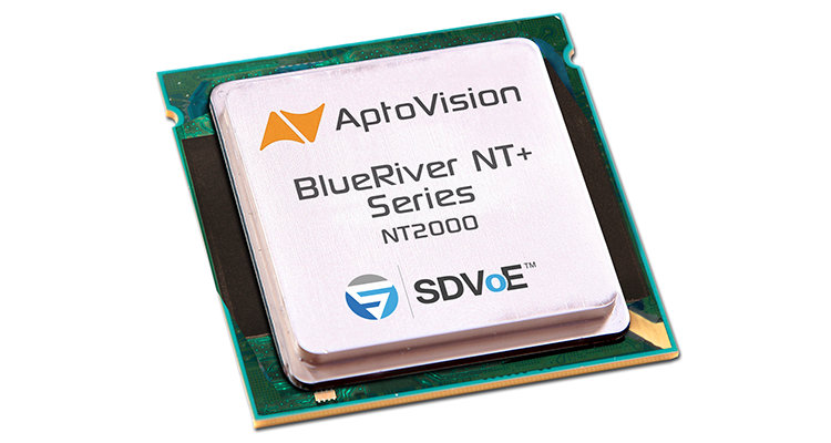 AptoVision Adds Zero-Latency Scaling Mode to BlueRiver NT2000 AV-Over-IP Chipset