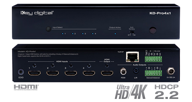 Key Digital Intros HDMI Switchers