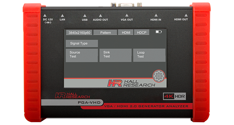 Hall Research Introduces 4K Video Test Generator and Signal Analyzer