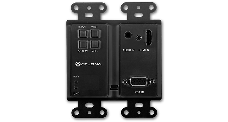 Atlona Ships Color-Matching, Two-Input Wall Plate Switcher Aimed at Small Rooms