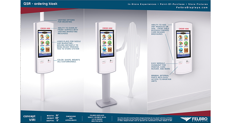 BrightSign and Felbro Partner for Turn-Key QSR Self-Order Kiosk