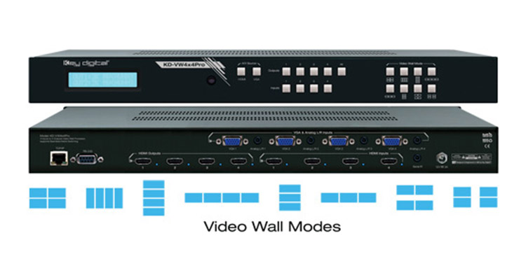 Key Digital Introduces Video Wall Processor