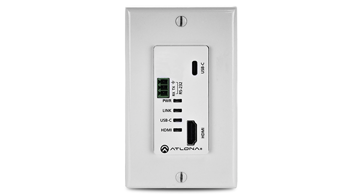 Atlona to Unveil HDMI and USB-C HDBaseT Wall Plate Switcher