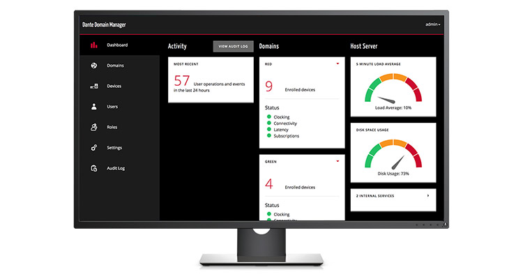 Audinate Unveils Multiple Editions of Dante Domain Manager