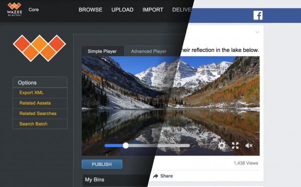 Wazee Digital Announces Ability to Post to Facebook Directly From Core