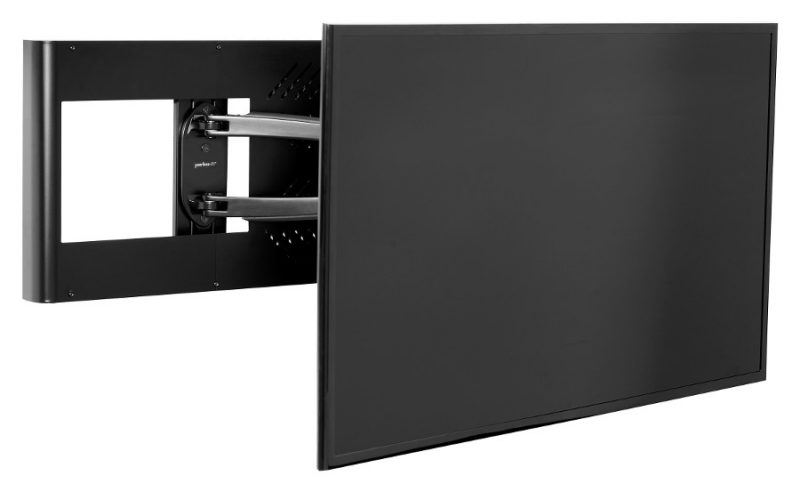 Peerless-AV Launches Hospitality Wall Arm Mount with Set Top Box Enclosure for Hospitality Market