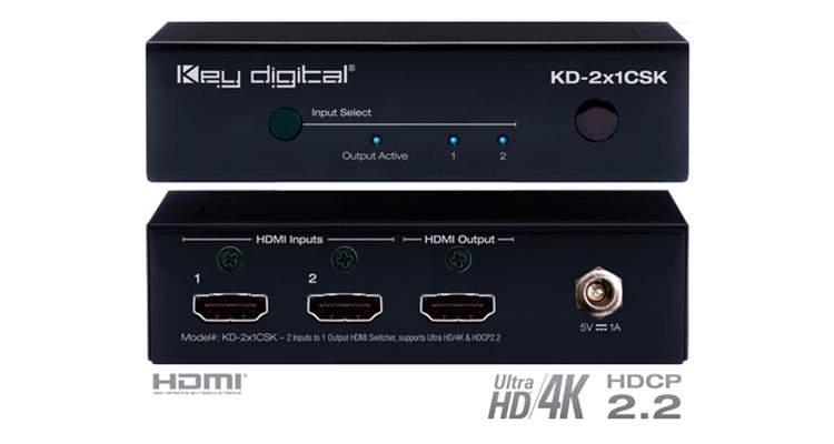 Key Digital Introduces New 4K HDMI Switchers