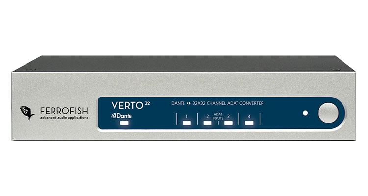 Synthax and Ferrofish Announce New Verto Series Dante Digital Converters