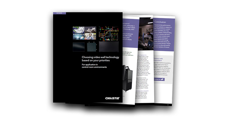 Christie Digital’s Video Walls for Control Rooms Guide Is Pure Awesomeness