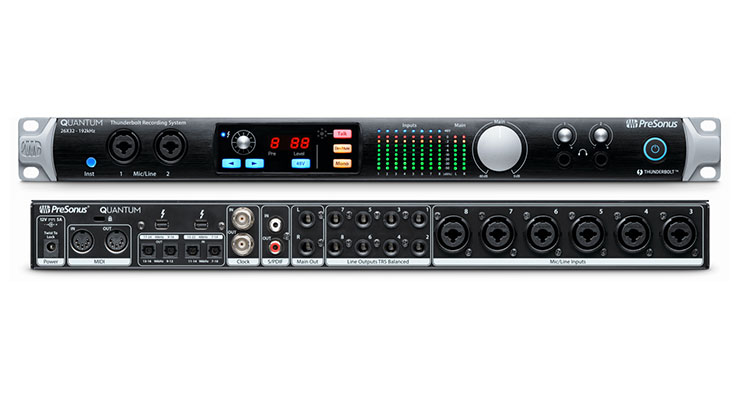 PreSonus Ships Quantum Thunderbolt Interface