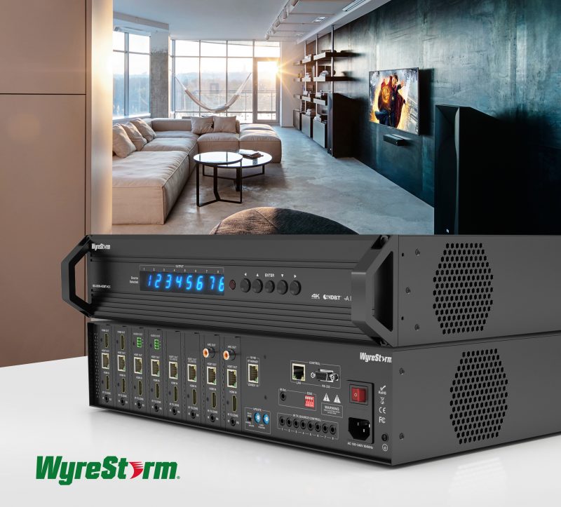 WyreStorm H2C Series Matrix Switchers Go Modular and Give Options with Selection of 4K HDR HDBaseT Transmission Cards