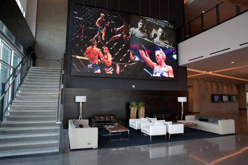 NanoLumens ENGAGE Series LED Display Installed at New UFC Corporate Campus