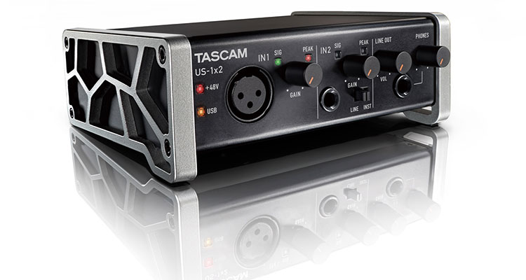 TASCAM’s US-1×2 Interface Delivers Pro-Quality Mobile Recording