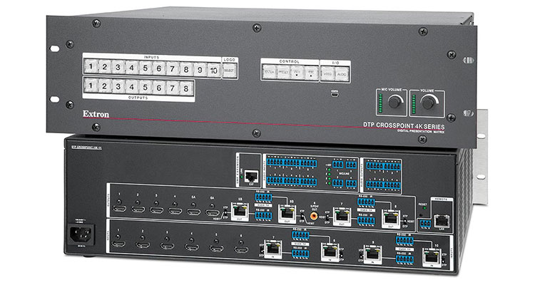 Extron Intros New DTP CrossPoint 4K Series with Network Isolation for Enhanced Security