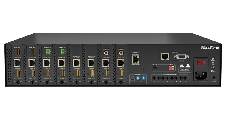 WyreStorm H2C Series Matrix Switchers Go Modular and New 4K HDR HDBaseT Transmission Cards Debut at CEDIA