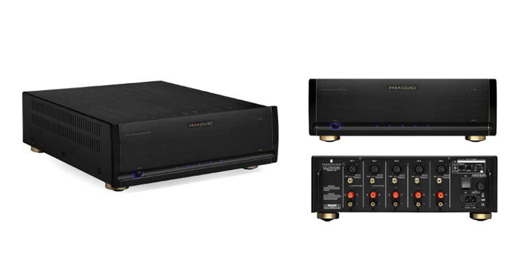 Parasound Reprises Five-Channel Amplifier With 44 Percent More Power