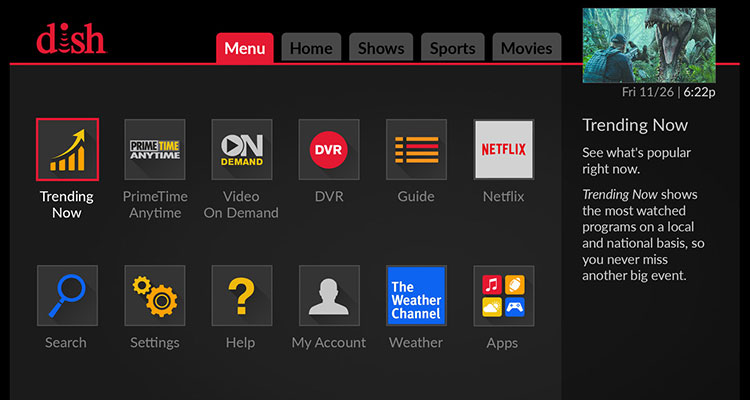 DISH Adds 4K Netflix to Service