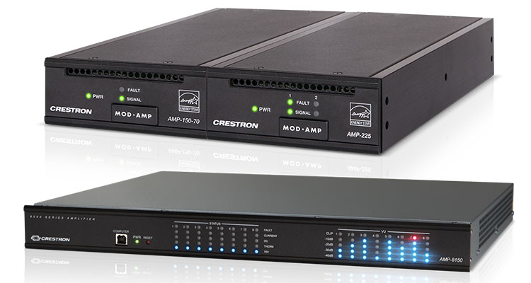 Crestron Adds Modular Amplifiers and Loudspeakers to Its Enterprise Audio Solutions