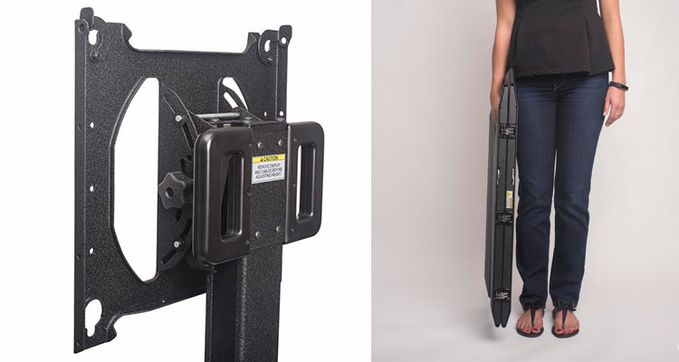 Chief’s Portable Flat Panel Stand Designed for Rapid Setup and Teardown