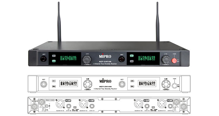 Avlex and MIPRO Announce ACT Dual and Quad Channel 2400 Series Wireless Receivers