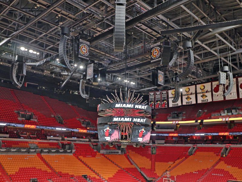 D.A.S. Audio Deployed at AmericanAirlines Arena