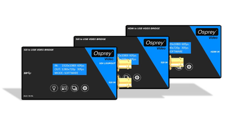 Osprey Video Announces USB Video Bridge Devices for Capturing Broadcast-Quality Video to USB 3.0-Equipped Computers