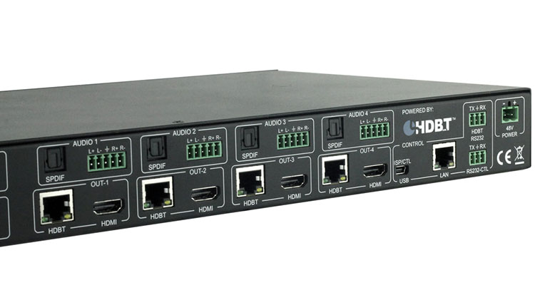 AC-MX44-AUHD-HDBT AVProConnect Is 18Gbp Switcher