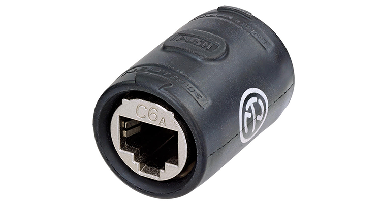 Neutrik USA Debuts etherCON CAT6A Feedthrough Coupler