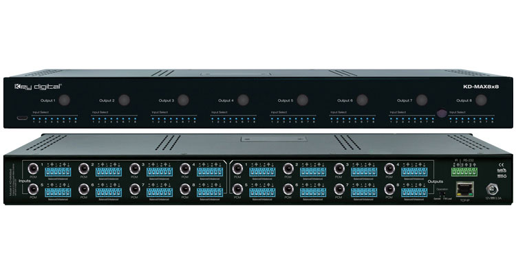 Key Digital Ships Audio Matrix with DSP