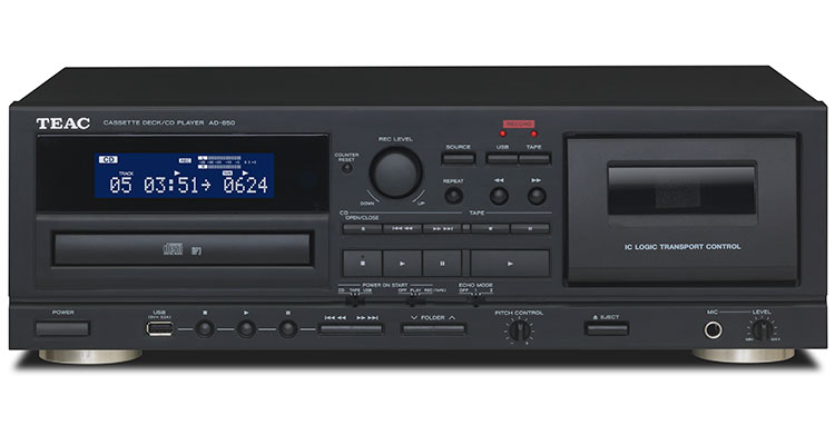 TEAC Introduces the AD-850 Cassette/CD Multi-Function Player for Karaoke