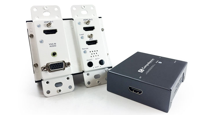 Comprehensive Introduces New CHE-HDBTWP230K – HDBaseT Wall Plate Extender Kit (up to 70M) with HDMI, VGA and Audio