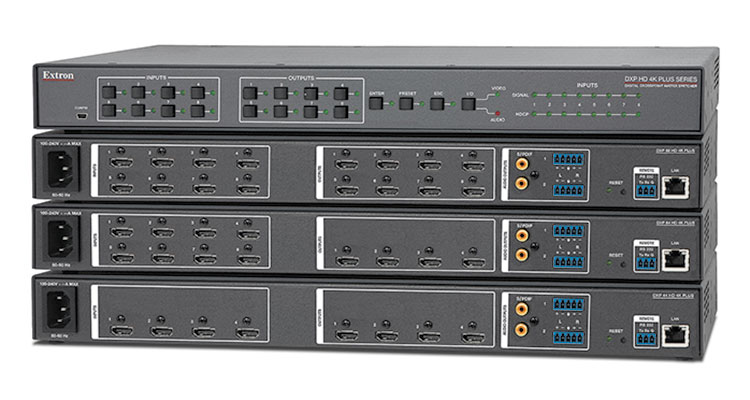 New Extron HDMI Matrix Switchers Offer 18 Gbps Performance for 4K/60 Signals