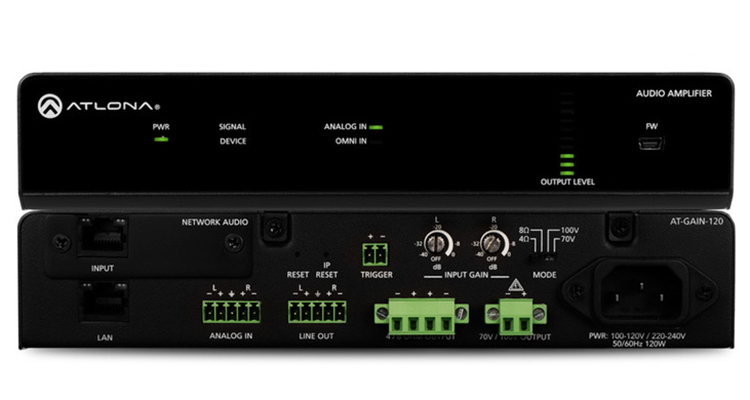 Atlona Prepares Launch of Next-Generation Gain Series of Wired and Networked Amplifiers at ISE 2018