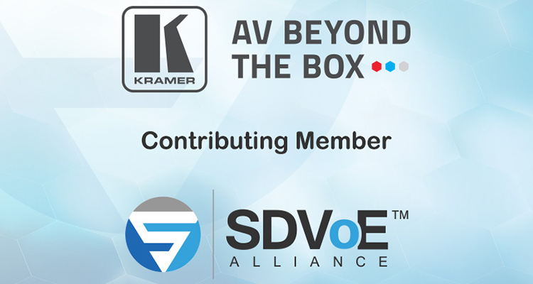 Kramer Becomes a Contributing Member of the SDVoE Alliance