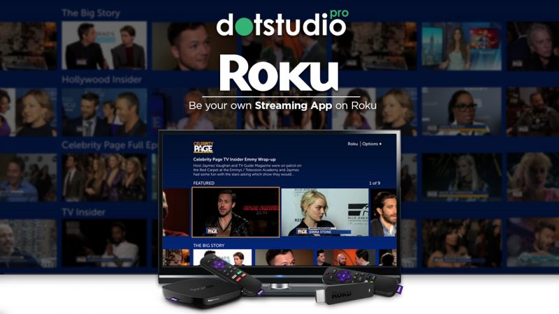 dotstudioPRO Offers Direct Connection for Brands to Reach Consumers Through the Roku Platform