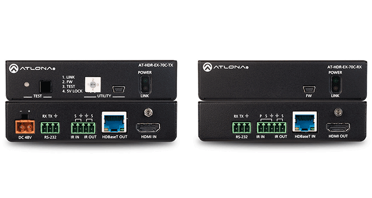 Atlona Intros 4K HDR HDBaseT Extender Kit for HDMI, Power and Control