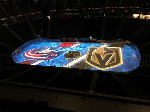Christie technology scores with Vegas Golden Knights on-ice projection mapping