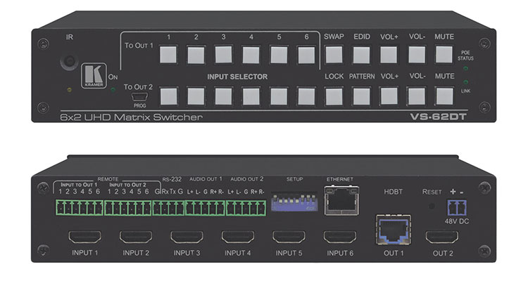 Kramer Debuts New 8×8 and 6×2 Matrix Switchers at ISE