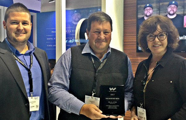 Williams Sound recognizes Hills for outstanding sales achievement