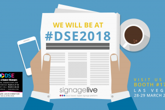 Signagelive are exhibiting and showcasing latest innovations at DSE