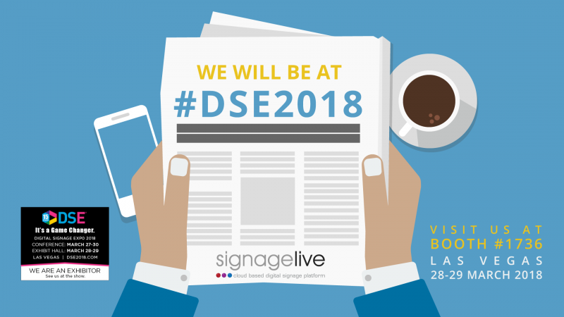 Signagelive are exhibiting and showcasing latest innovations at DSE