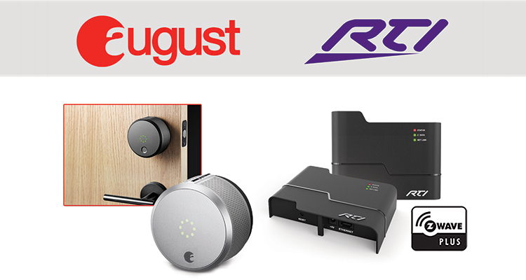 RTI Offers Integration With Z-Wave-Enabled August Smart Lock Pro