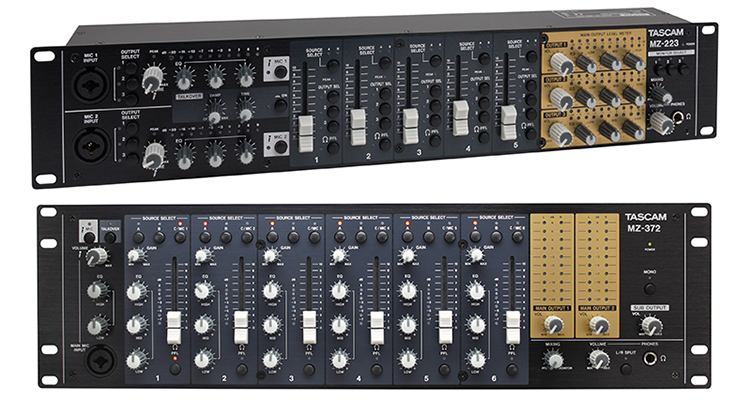 TASCAM Intros New Rackmount Analog Mixers