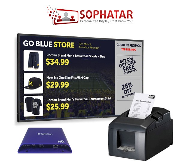 Sophatar announces integrations for “POS Signage” with Star and Epson POS receipt printers; live demos at DSE