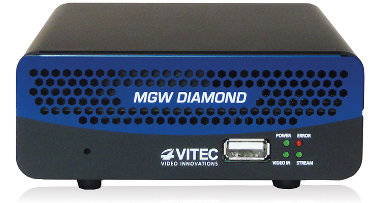 VITEC Intros the MGW Diamond Encoder, Expanding Its HEVC Ecosystem