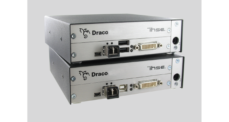 IHSE Adds Dual-Head/Dual-Link DVI Extenders for Draco Series KVM Systems