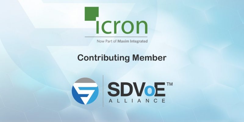 Icron Becomes a Contributing Member of the SDVoE Alliance