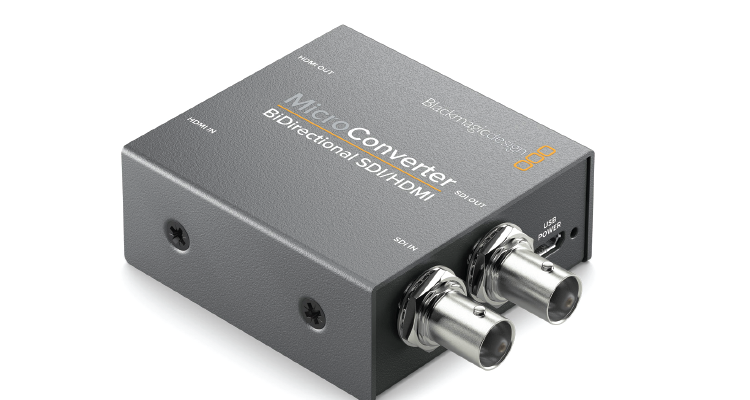 Blackmagic Design Introduces New Micro Converter BiDirectional SDI/HDMI