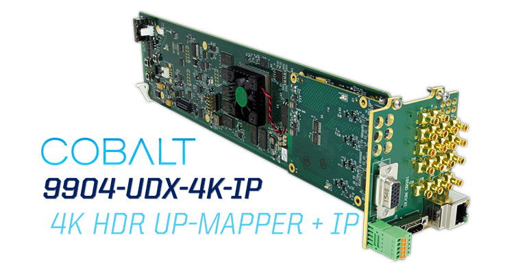 Cobalt’s Next-Gen Scaler and Frame Synchronizer Boasts Advanced HD/UHD Conversion and Processing
