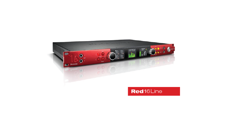 Focusrite Debuts Red 16Line Audio Interface